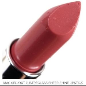 MAC LIPSTICK "$ELLOUT" LUSTRE-GLASS SHEER SHINE